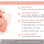 širdies ir kraujagyslių ligų prevencijos
